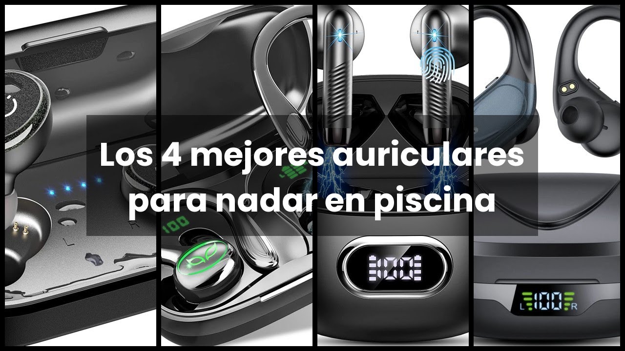 AURICULARES PARA NADAR PISCINA: Los 4 mejores auriculares para nadar en  piscina ? 