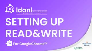 Setting Up Read&Write for Google Chrome