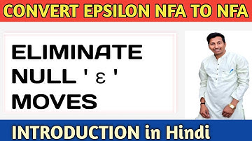Conversion from Epsilon NFA to NFA | Eliminate Null Moves from NFA | Epsilon NFA to NFA conversion