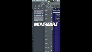 How To Make a Fire Beat Using a Sample in Fl Studio 20 👀🔥 #flstudio #producer #shorts