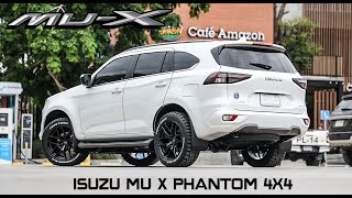 Isuzu mu x phantom 4X4 จัดหล่อเต็มระบบ ล้อ JAGER-DYNA ยาง TOYO toyo open country r/t