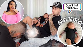 OUR BABY GOT HER FIRST TATTOO! *MOMMY'S REACTION*