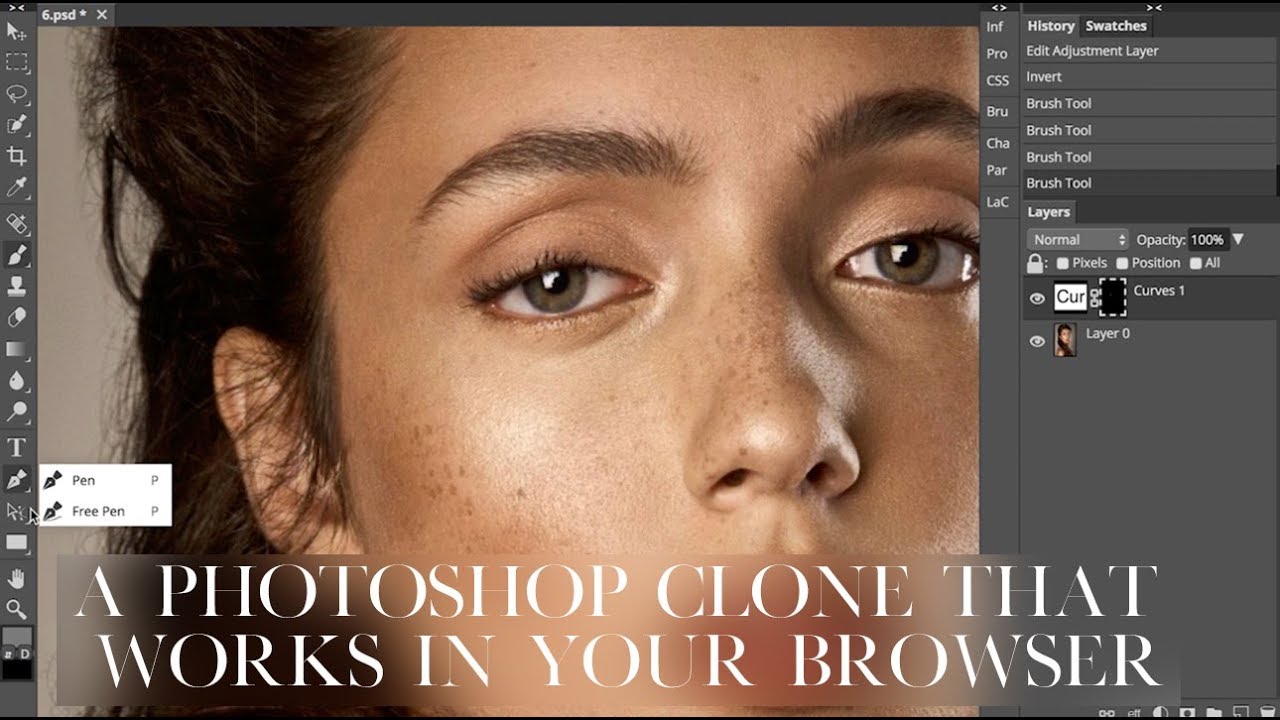 A FREE Photoshop Clone That Works In Your Web Browser! - YouTube
