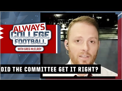 Did the committee get the rankings right? Plus champ week reaction! | always college football