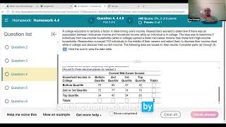 Excel and Contingency Table