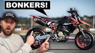 Ducati Hypermotard 698 Mono - Kiss Your License Goodbye! by Cycle World 34,273 views 3 months ago 5 minutes, 36 seconds