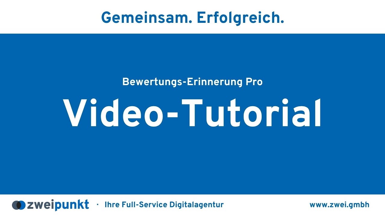 Bewertungs Erinnerung Pro | Plugin für Shopware 5 | Video-Tutorial