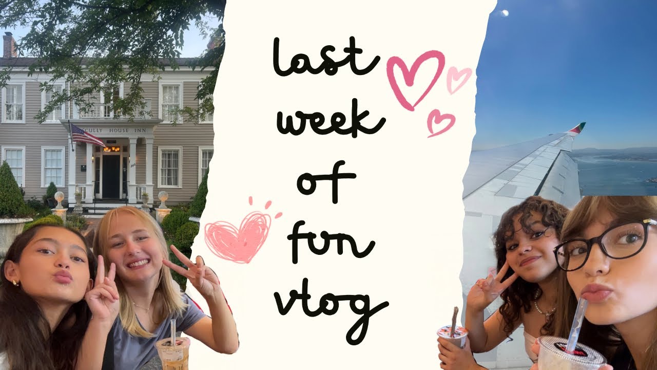 Last Fun last week of fun vlog - YouTube