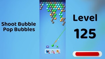 Shoot Bubble Level 125 Walkthrough | Pop Bubbles Game 🎯 | Go Answer