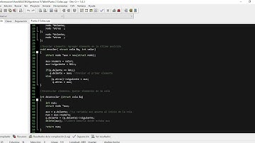 Insertar, eliminar y listar Colas en C++