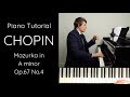 Chopin Mazurka Op.67 No.4 Tutorial