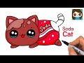 How to Draw Soda Cat | Aphmau Meemeows