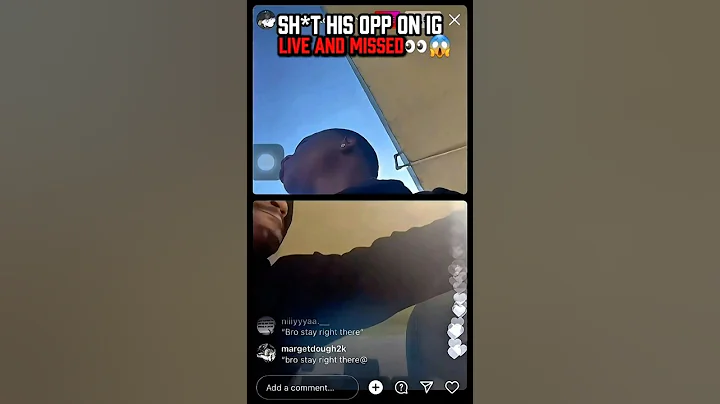 HE SHOT AT HIS OPP ON IG LIVE AND MISSED👀😭#shorts #viral #shots #ig