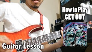 How To Play | Get Out by Dance With The Dead | Guitar Lesson
