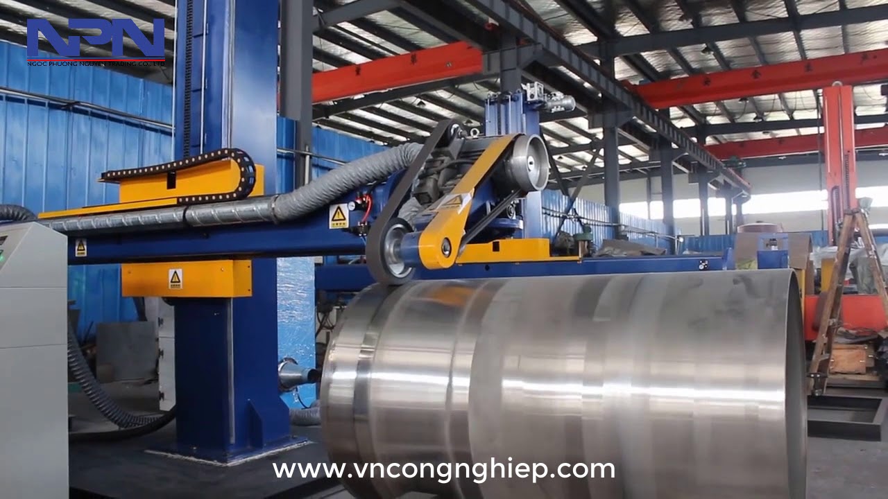 Máy đánh bóng ống inox công nghiệp JT1 | vncongnghiep.com | NPN - YouTube