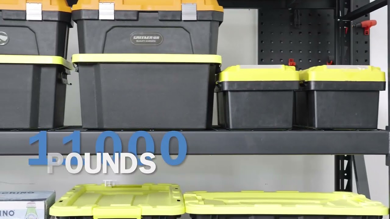 Heavy Duty Garage Shelving Supports Massive Weight Capacity