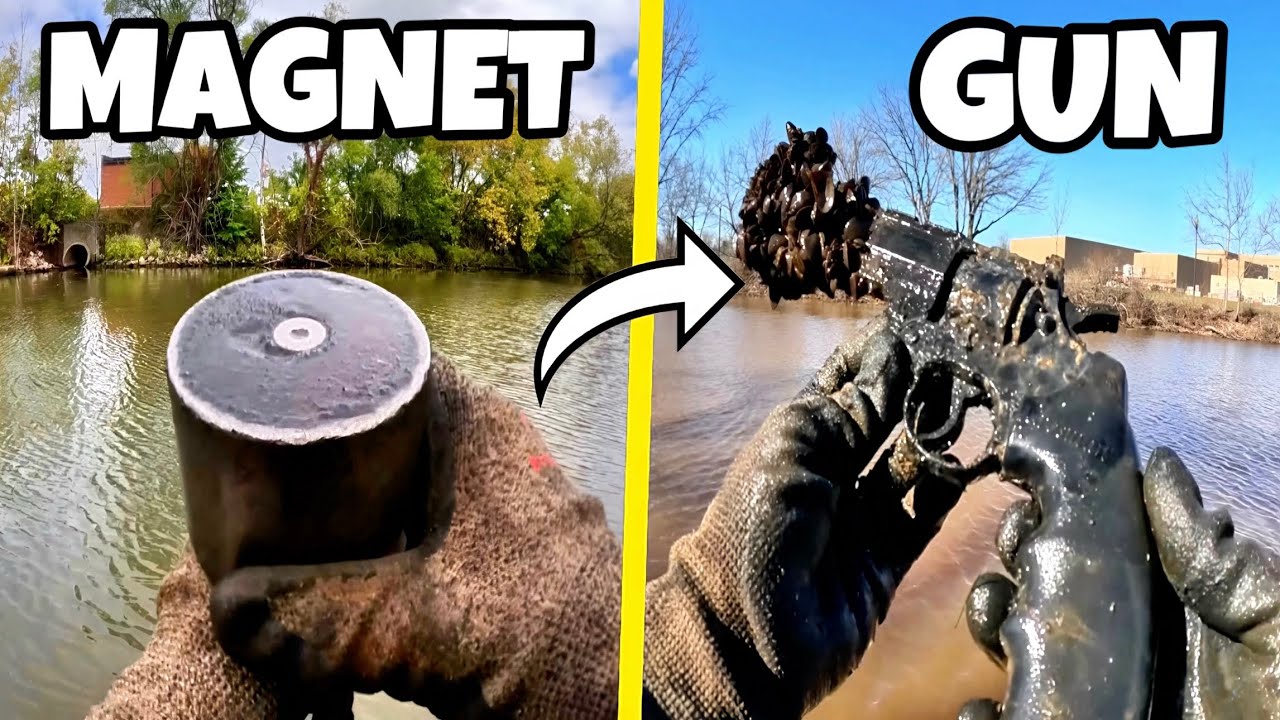 I Found 2 Guns, Loaded Safe, Vehicle Motor & MORE While Magnet Fishing - Police Called!