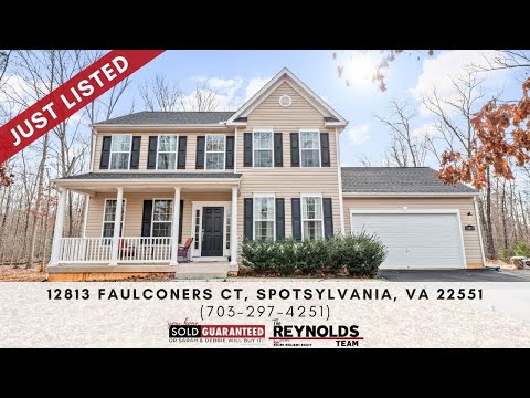 12813 Faulconers Court, Spotsylvania, VA home video tour