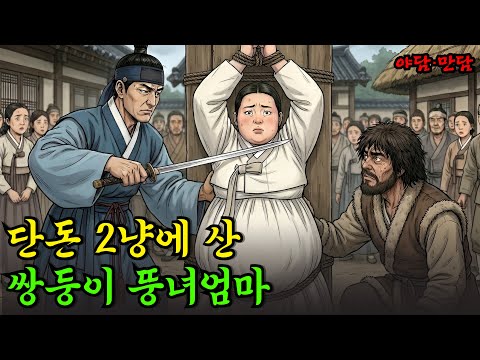단돈 2냥에 사온 쌍둥이엄마 천재 종녀 |야담|만담|전설|옛날이야기|사연