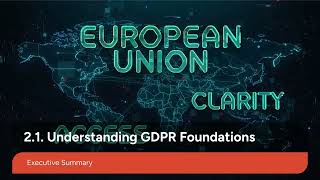 GDPR Foundations  Core Principles & Lawful Bases Module 2-