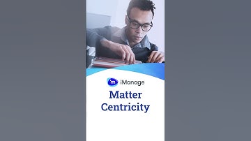 Matter Centricity with iManage #legaltech #filemanagement