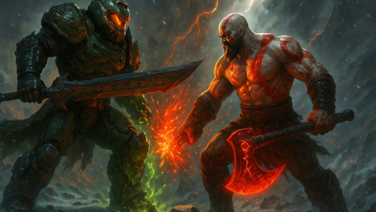 What If The Doomslayer Came Into God of War?