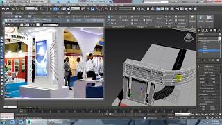 Tutorial on Modeling, texturing and Lighting a 3d stall in Autodesk 3dsmax ( Part 1)