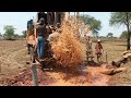 Borewell Drilling - 80 फीट में फूल पानी || Borewell Video From Madhauda