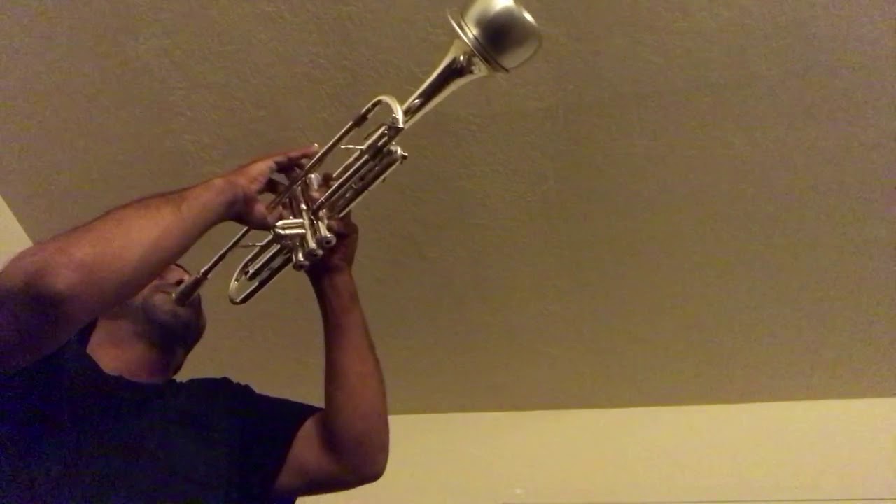 Trumpet with Jo Ral bubble mute. YouTube