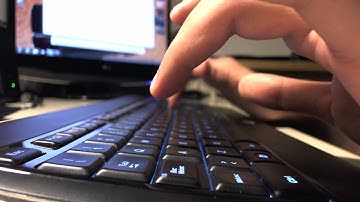 Typing Test con la Logitech K800