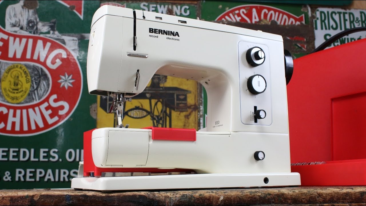 Demonstrating The Swiss Made Bernina 830 Sewing Machine YouTube