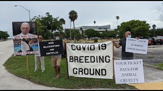 Miami SeaPrison 6/21/20 / &quot;Your ticket pays for animal cruelty&quot;