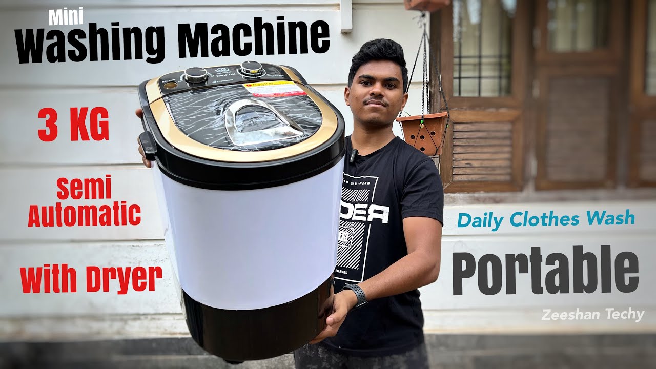 Mini Portable Washing Machine With Dryer | Zeeshan Stories