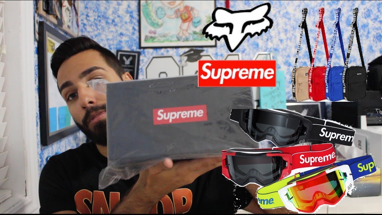SUPREME FOX RACING SS18 WEEK 12 PICKUPS (GOGGLES AND MORE) - YouTube