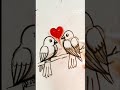 Drawing se love birds ud gae ??? Amazing #aivideo #aiart #art #shorts #youtubeshorts