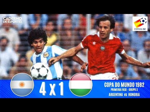 JOGO COMPLETO - Brasil 3 x 1 Argentina - Fase final Copa 1982