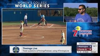 FSU Softball vs Washington 2018 WCWS Game 2 7InningsLive Version