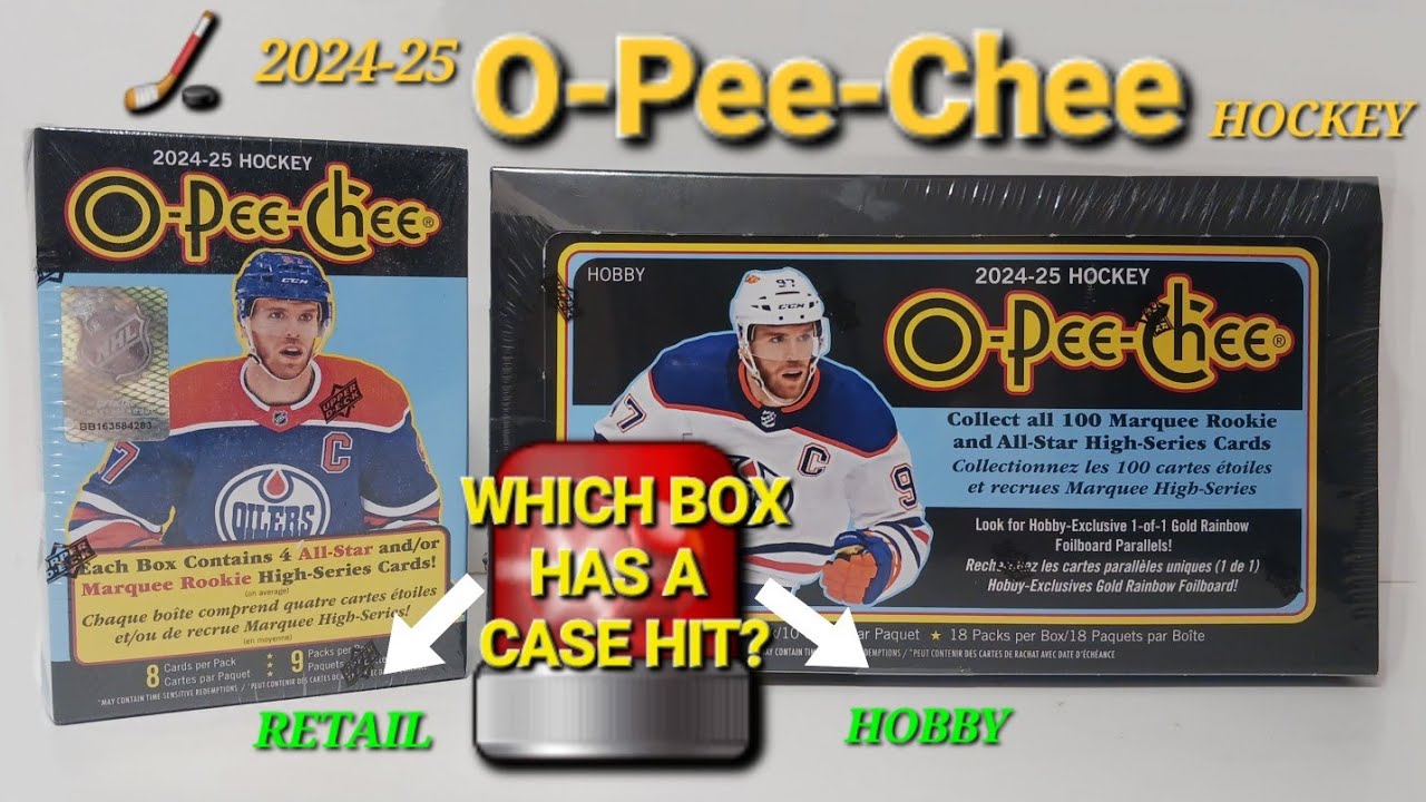 💰 BOTH BOXES DELIVERED BIG! 💰 2024-25 O-PEE-CHEE HOBBY & BLASTER BOX BREAK #hockeycards #opeechee