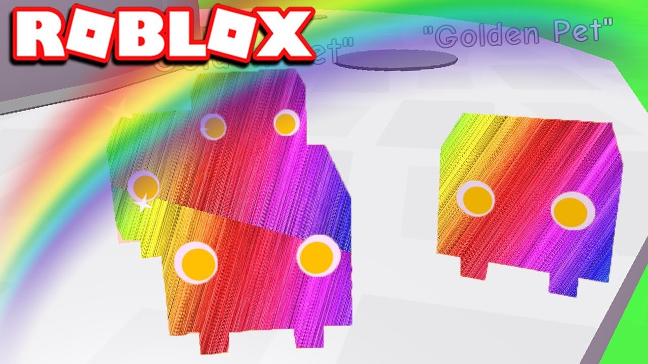 How To Turn All Your Pets Into Rainbows Roblox Pet - roblox pet simulator dominus electric