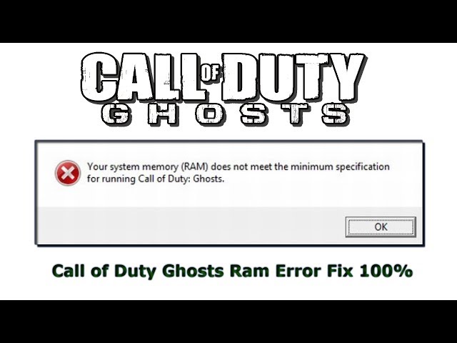 Call of Duty: Ghosts PC apparently uses 2GB RAM at maximum settings, users  create MP FOV unlocker