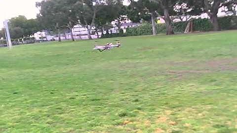 nVader600 MultiWii-Bicopter - Park testing 04/19