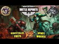 Space Wolves vs Genestealer Cult - Warhammer 40K AJ&#39;s Battle Reports 10th Edition