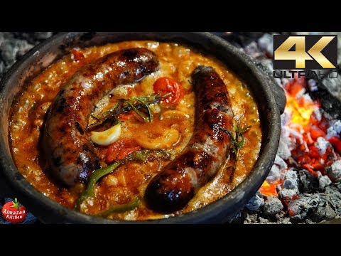 Video: Mga Sausage Na Italyano Na May Berdeng Beans