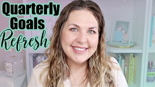 Quarterly Goals Refresh | Updating My Goals for Q2 | Powersheets & Makse Life Notebooks