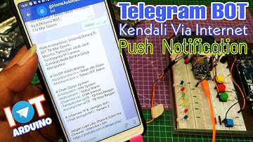 Kontrol IOT Dengan Telegram BOT Bisa Push Notification Dan Perintah Melalui Chat