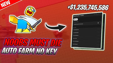 *NEW* Noobs Must Die Script (PASTEBIN 2025) (AUTO FARM , GIVE ALL ITEMS)