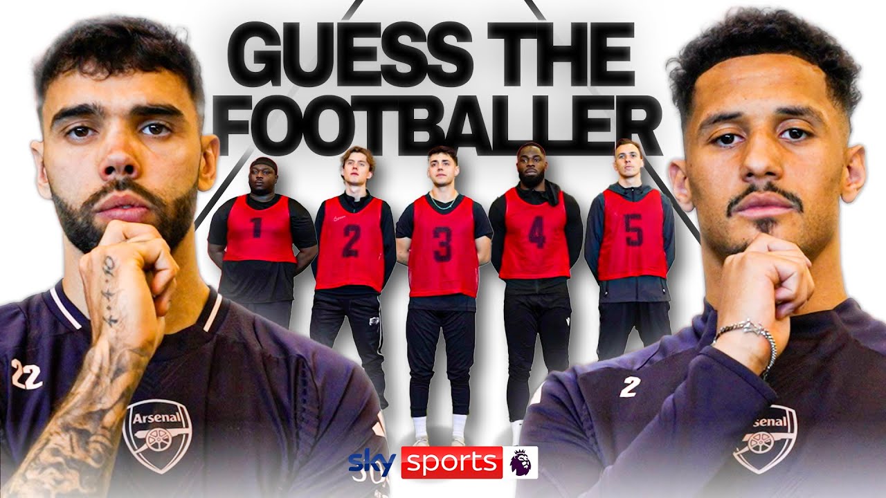 GUESS THE FOOTBALLER with Arsenal's William Saliba & David Raya  | Pick The Pro