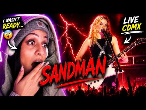 I WASN’T READY for THIS… 😳 | The Warning - Enter Sandman (LIVE CDMX)
