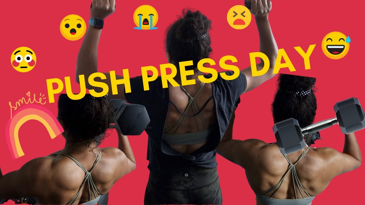 Push Press workout! Get better shoulders and improve your bench - YouTube
