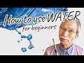 [Eng sub] How to use "WATER" | Watercolor for Beginners